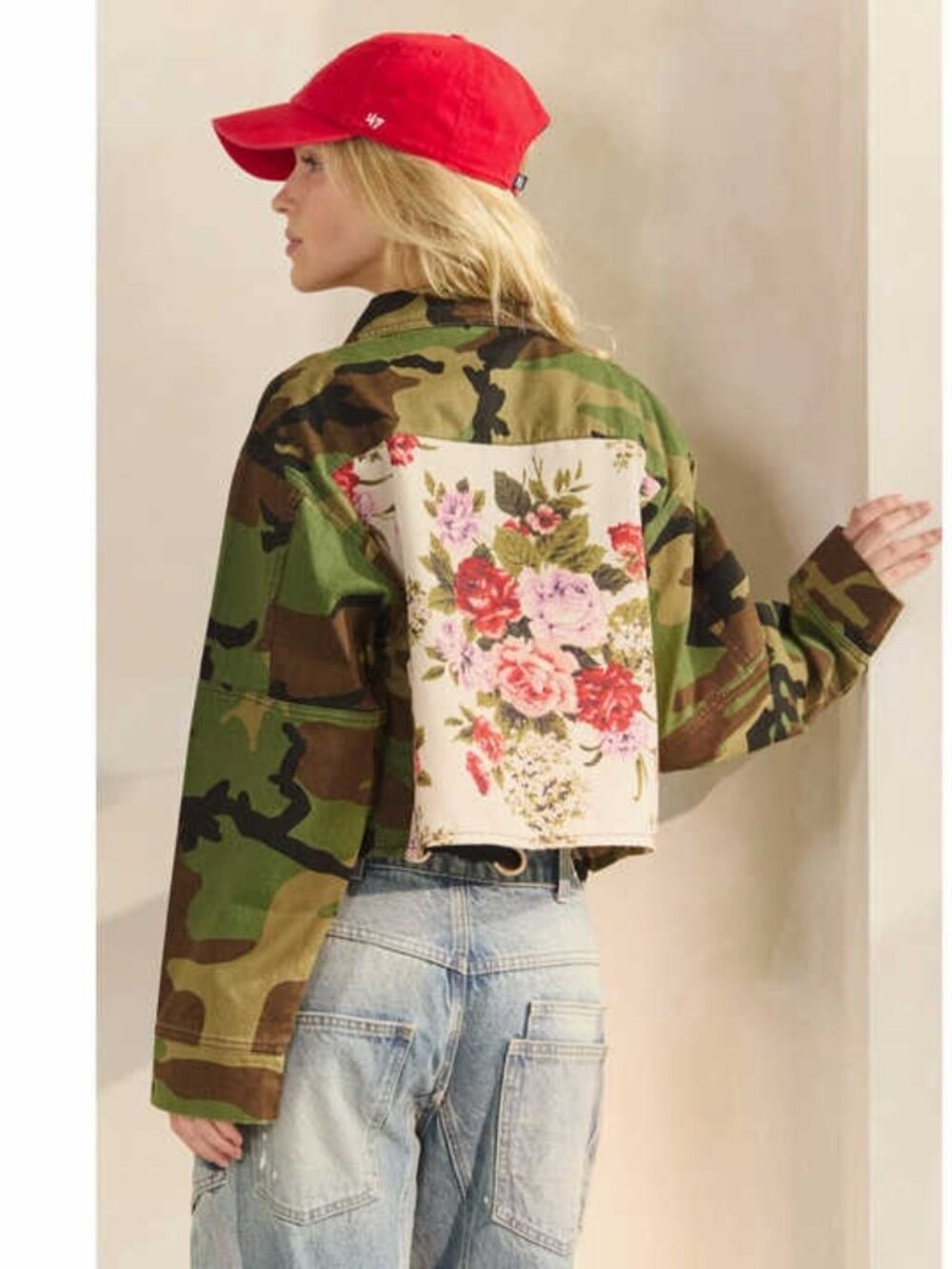 Camo Floral Utility Jacket - Picture 4 of 11